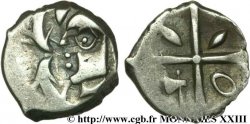 VOLQUES TECTOSAGES (région de Toulouse) Drachme “à la tête cubiste”