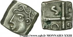 GALLIEN - SÜDWESTGALLIEN - SOTIATES (Region die Sos) Drachme à la tête bouclée du Causé