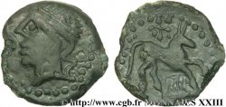 GALLIA - CARNUTES (Regione della Beauce) Bronze au cheval et au sanglier