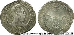 HENRI III Franc au col plat 1578 Rouen TB+