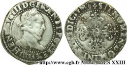 HENRI III Franc au col plat 1584 Angers