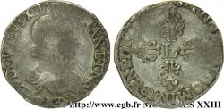 LOUIS XIII Demi-franc au buste enfantin et fraisé 1615 Rennes