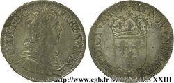 LOUIS XIV LE GRAND OU LE ROI SOLEIL Demi-écu à la mèche longue 1648 La Rochelle