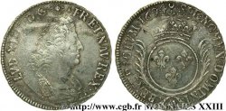 LOUIS XIV LE GRAND OU LE ROI SOLEIL Écu aux palmes 1694 Metz