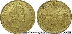 LOUIS XIV LE GRAND OU LE ROI SOLEIL Louis d’or aux huit L et aux insignes 1701 Paris