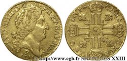 LOUIS XIV THE SUN KING Louis d or au soleil 1711 Dijon