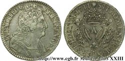 LOUIS XIV THE SUN KING Demi-écu aux trois couronnes 1711 Paris