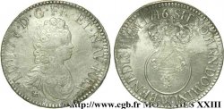 LOUIS XV THE WELL-BELOVED Écu dit vertugadin 1716 Lille