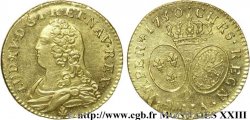 LOUIS XV DIT LE BIEN AIMÉ Louis d or aux écus ovales, buste habillé 1730 Riom TTB+/SUP