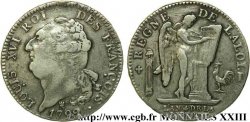LOUIS XVI Écu dit au génie , type FRANÇOIS 1792 Limoges