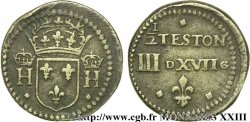 LOUIS XII à HENRI III - POIDS MONÉTAIRE Poids monétaire pour le demi-teston n.d. Anvers