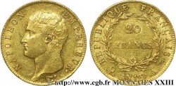 20 francs Napoléon tête nue, calendrier révolutionnaire 1805 Paris F.512/1