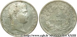 5 francs Napoléon empereur, Empire français 1813 Utrecht F.307/74