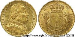 20 francs or Louis XVIII, buste habillé 1814 Paris F.517/2 SUP