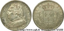 5 francs Louis XVIII, buste habillé 1814  Paris F.308/1 SUP