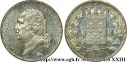 5 francs Louis XVIII tête nue 1821  Paris F.309/60 SUP
