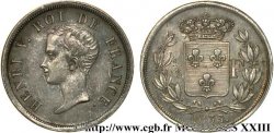 1/2 franc, buste juvénile 1833  VG.2713  SUP
