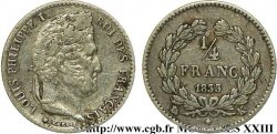 1/4 franc Louis-Philippe 1833 Bordeaux F.166/33