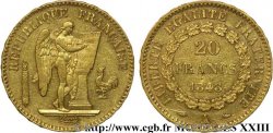 20 francs or Génie, IIe République 1848 Paris F.528/1 TTB