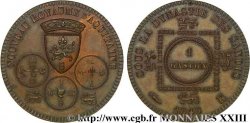 Essai de fantaisie au module de 5 francs et valeur d’1 gascon ou 10 centimes 1848