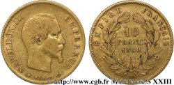 10 francs Napoléon III tête nue, grand module 1860 Strasbourg F.506/11