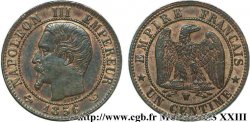 Un centime Napoléon III, tête nue 1856 Lille F.102/32 SUP