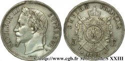 5 francs Napoléon III tête laurée 1862 Paris F.331/3 TTB
