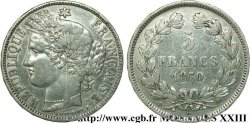 5 francs Cérès sans légende 1870 Bordeaux F.332/5 TTB