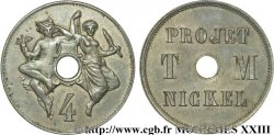 Essai de 4 centimes Michelin en nickel 1889 VG.4110