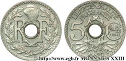 Essai - piéfort de 5 centimes Lindauer en cupro-nickel 1920 Paris F.122/1P
