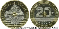 Essai 20 francs Mont Saint-Michel 1992 Pessac F.403/1