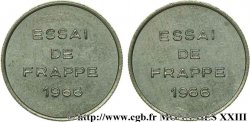 Essai de frappe d un module de 1/2 franc 1966 Paris G.428  SUP