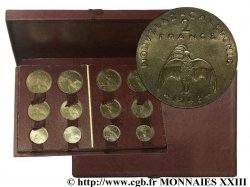 UNION FRANÇAISE - QUATRIÈME RÉPUBLIQUE Boîte de 12 essais des colonies françaises 1948 Monnaie de Paris