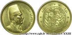 ÉGYPTE - ROYAUME D ÉGYPTE - FOUAD Ier 100 piastres, or jaune AH 1340 = 1922