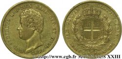 ITALIA - REGNO DE SARDINIA - CARLO ALBERTO 20 lires or 1842 Gênes