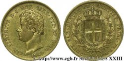 ITALIEN - KÖNIGREICH SARDINIEN -  KARL ALBERT 20 lires or 1849 Gênes
