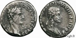 CALIGULA und AGRIPPINA MAIOR Denier fourré