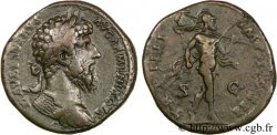LUCIUS VÉRUS Sesterce, (GB, Æ 33) TB+
