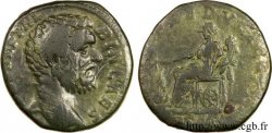 CLODIO ALBINO Sesterce, (GB, Æ 29) VF