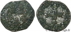 CHARLES IX Double sol parisis, 1er type, faux d’époque ? 1571 Riom