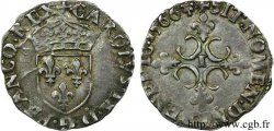 CHARLES IX Sol parisis, 1er type 1566 Limoges