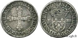 HENRI III Piéfort de poids triple du huitième d’écu 1578 Paris, Moulin des Étuves