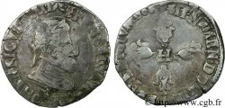 HENRI IV LE GRAND Demi-franc, 2e type d Angers et Tours 1606 Angers