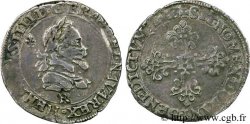 HENRI IV LE GRAND Demi-franc, type de Villeneuve au lis 1603 Saint-André de Villeneuve-lès-Avignon