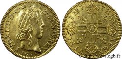 LOUIS XIV THE SUN KING Louis d or à la mèche longue 1651 Paris