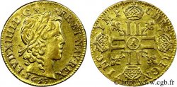 LOUIS XIV LE GRAND OU LE ROI SOLEIL Louis d’or aux huit L, portrait à la mèche longue 1653 Paris