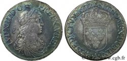 LOUIS XIV LE GRAND OU LE ROI SOLEIL Écu au buste juvénile, 1er type 1672 Paris TTB+/SUP