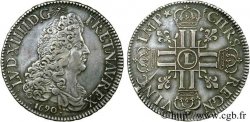 LOUIS XIV LE GRAND OU LE ROI SOLEIL Écu aux huit L 1690 Bayonne TTB+