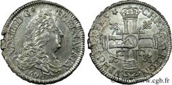 LOUIS XIV THE SUN KING Demi-écu aux huit L, 1er type 1690 Paris