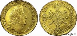 LOUIS XIV LE GRAND OU LE ROI SOLEIL Louis d or aux quatre L 1695 Strasbourg